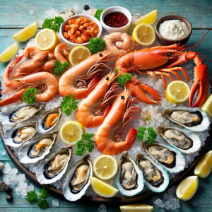 Seafood and Mung Bean Cold Noodles